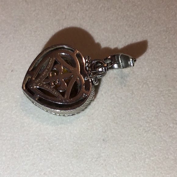 JUDITH RIPKA CITRINE & MOP X~LG ENHANCER/PENDANT - Picture 5 of 11